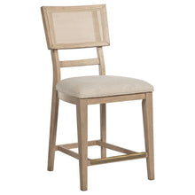 Load image into Gallery viewer, Kailani - Radio Weave Cane Counter Dining Side Chair (Set of 2) - Beige Oak