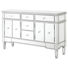 Load image into Gallery viewer, Duchess - 5-Drawer Mirrored Storage Accent Cabinet - Silver