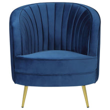 Load image into Gallery viewer, Sophia - Upholstered Channel Tufted Barrel Accent Chair