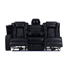 Load image into Gallery viewer, Orion II - Laf Sofa With Power Headrest &amp; Footrest - Black