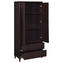 Load image into Gallery viewer, Wadeline - 2 Door Tall Accent Storage Cabinet - Rustic Tobacco