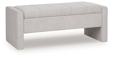 Akselman - Gray - Storage Bench
