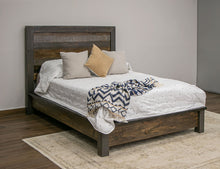 Load image into Gallery viewer, Blacksmith - Full Platform Bed - Truffle Brown / Oil Black