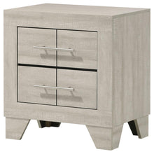 Load image into Gallery viewer, Trenton - 2-Drawer Nightstand Bedside Table - Rustic Cream