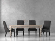 Load image into Gallery viewer, Crossings - Rectangular Dining Table With 4 Upholstered Chairs - Whitewash &amp; Black