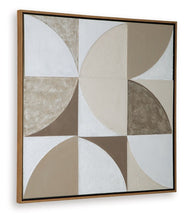 Load image into Gallery viewer, Harelman - Tan / Taupe / White - Wall Art