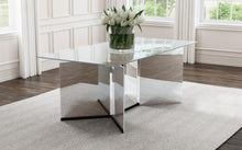 Load image into Gallery viewer, Emery - Rectangular Mirrored Dining Table - Silver