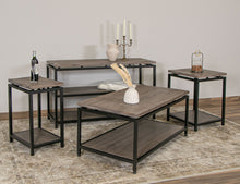 Load image into Gallery viewer, Blacksmith - Chairside Table - Truffle Brown / Oil Black