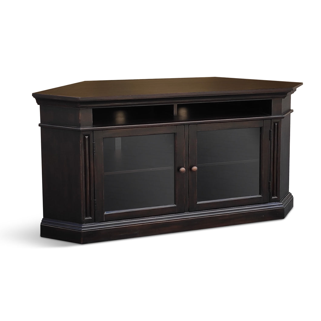 Scottsdale - Corner TV Stand - Dark Brown