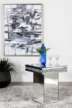 Load image into Gallery viewer, Elora - Square Mirrored Accent Side Table - Silver
