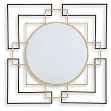 Load image into Gallery viewer, Oceanal - Black / Gold Finish - Accent Mirror