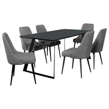 Load image into Gallery viewer, Smith - Rectangular Ceramic Top Dining Table Set