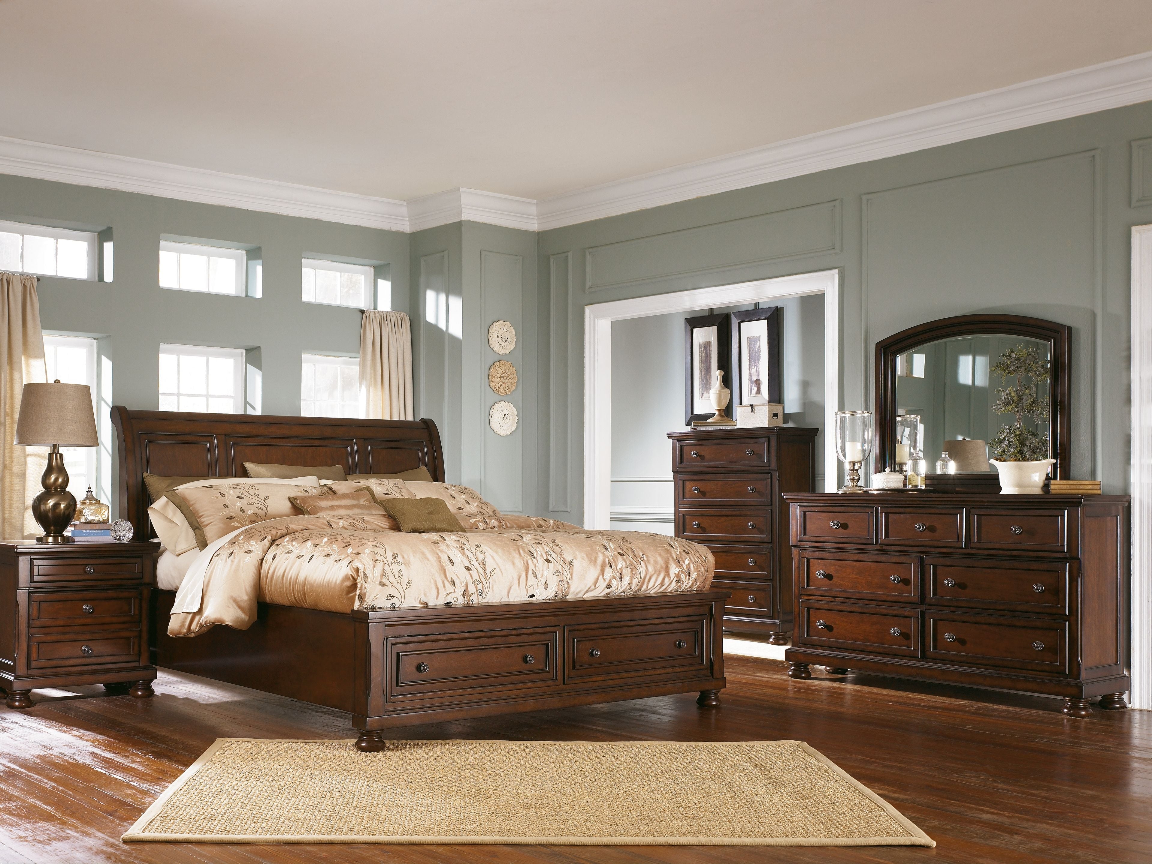 Porter - Sleigh Bedroom Set – AMERICAN FURNITURE GALLERIES