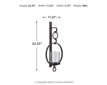 Load image into Gallery viewer, Ogaleesha - Brown - Wall Sconce