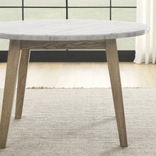 Load image into Gallery viewer, Vida - Marble Top Round Dining Table - White