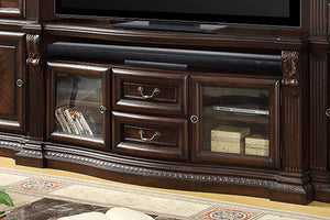 Bella - TV Console With Power Center - Vintage Sienna