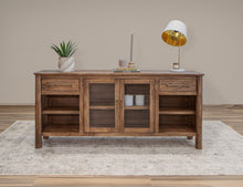 Load image into Gallery viewer, Olimpia - TV Stand With 2 Drawers &amp; 2 Doors - Towny Brown