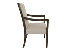 Load image into Gallery viewer, Black Verona - Upholstered Dining Armchair - Ivory