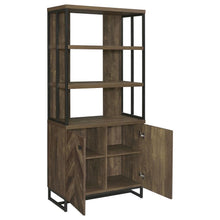 Load image into Gallery viewer, Millbrook - 2 Door Storage Bookshelf - Rustic Oak