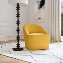 Load image into Gallery viewer, Leon - Upholstered Barrel Accent Swivel Chair