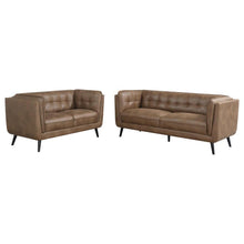 Load image into Gallery viewer, Thatcher - Upholstered Tuxedo Arm Sofa Set