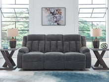 Load image into Gallery viewer, Observation - Steel - Reclining Power Sofa With Drop Down Table