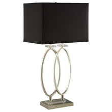 Load image into Gallery viewer, Izuku - Rectangular Shade Table Lamp - Brush Nickel