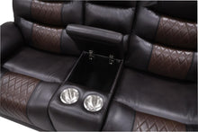 Load image into Gallery viewer, Nikko - Console Loveseat With Dual Recliners
