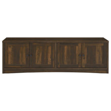 Load image into Gallery viewer, Laughlin - 4 Door Engineered Wood TV Stand - Dark Pine
