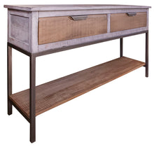 Load image into Gallery viewer, Mita - Sofa Table - Honey Brown / Light Gray