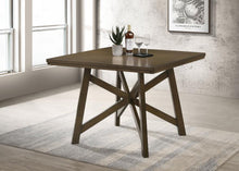 Load image into Gallery viewer, Canfield - Square Counter Height Dining Table - Brown