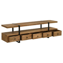 Load image into Gallery viewer, Otto - 5-Drawer Mango Wood TV Stand Media Console - Brown