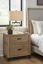 Load image into Gallery viewer, Tomtyn - Light Brown - Two Drawer Night Stand