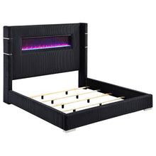 Load image into Gallery viewer, Tisdall - Upholstered Fireplace Bed