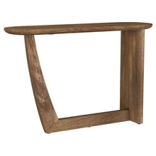 Load image into Gallery viewer, Fletcher - Oval Solid Mango Wood Entryway Console Table - Brown