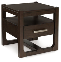 Load image into Gallery viewer, Breckington - Dark Brown - Square End Table