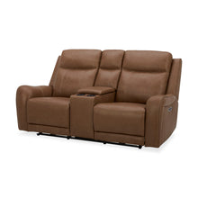 Load image into Gallery viewer, Haywood - Power Console Loveseat - Butternut