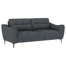 Load image into Gallery viewer, Nolan - Upholstered Sloped Track Arm Sofa - Charcoal