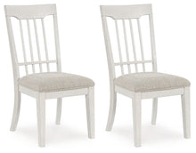 Load image into Gallery viewer, Shaybrock - Antique White / Brown - Dining Upholstered Side Chair (Set of 2)
