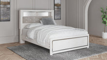 Load image into Gallery viewer, Altyra - White - Queen Panel Bookcase Bed With Roll Slats