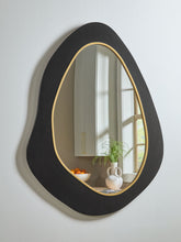 Load image into Gallery viewer, Kierlock - Black / Gold Finish - Accent Mirror