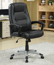 Load image into Gallery viewer, Dione - Upholstered Adjustable Home Office Desk Chair - Black