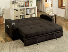 Load image into Gallery viewer, Mavis - Futon Sofa - Dark Brown