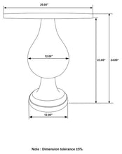 Load image into Gallery viewer, Dianella - Round Pedestal Base Accent Side Table