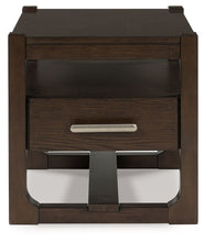 Load image into Gallery viewer, Breckington - Dark Brown - Square End Table