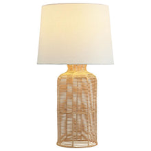 Load image into Gallery viewer, Nairobi - Empire Shade Handwoven Rattan Table Lamp - Natural