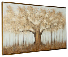Load image into Gallery viewer, Dalewick - Brown / Gray / Gold Finish - Wall Art