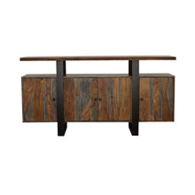 Load image into Gallery viewer, Ditman - 4 Door Solid Wood Sideboard Buffet - Gray Sheesham