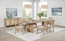 Load image into Gallery viewer, Kailani - 7 Piece Rectangular Wood Dining Table Set - Beige Oak