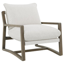 Load image into Gallery viewer, Geneva - Boucle Upholstered Wood Arm Accent Chair - Sand